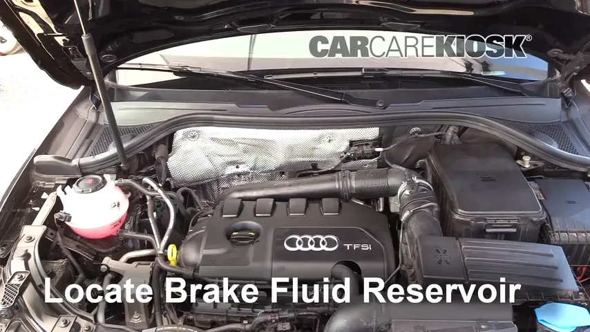 2018 Audi Q3 Quattro Premium 2.0L 4 Cyl. Turbo Brake Fluid Add Fluid